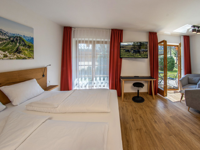 Ansicht Doppelzimmer Terrasse (inkl. Frühstück)